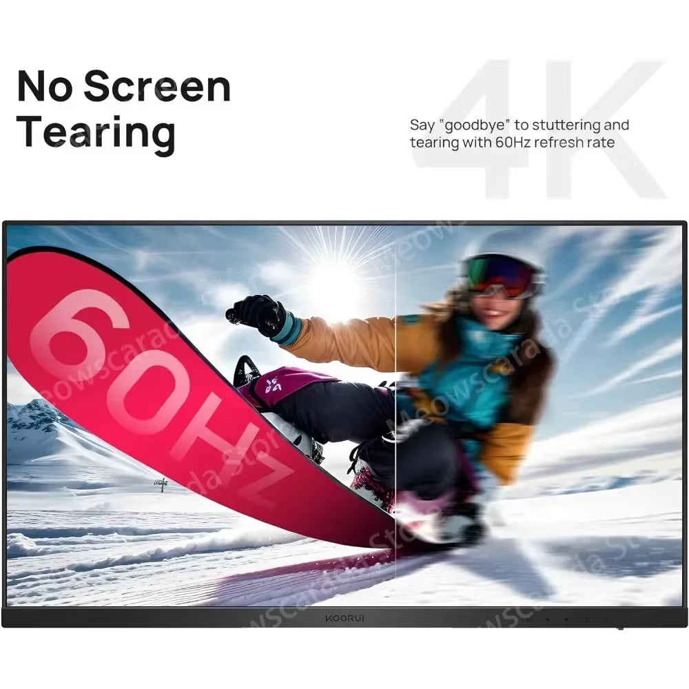 4K Monitor 27 Inch 3840 X 2160 UHD Gaming Monitor, IPS with VESA, HDR10, 90% DCI image 2