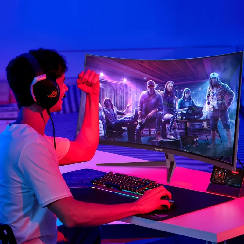32-Inch Ultra-Wide Curved 165Hz Gaming Computer Monitor 1800R Computer Screen, 2 image 5