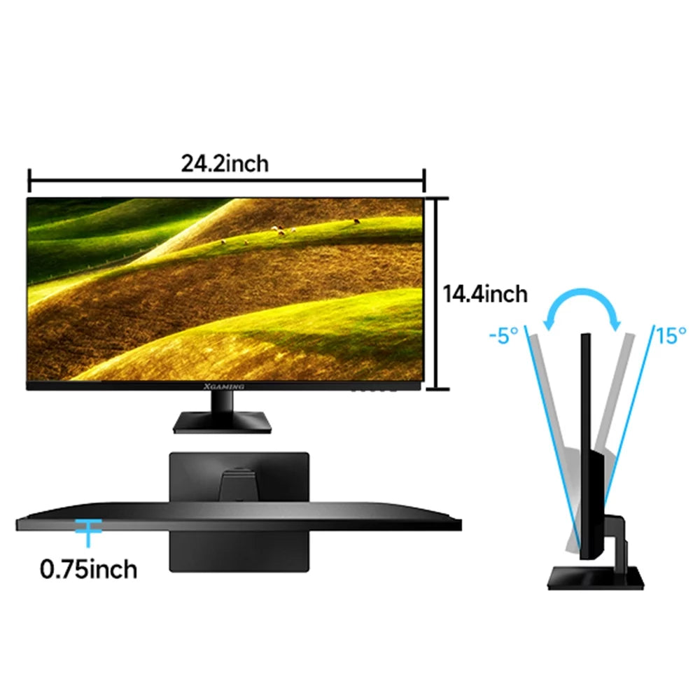 27-Inch Computer Monitor, 1080P 100Hz Gaming Monitor, FHD IPS Display (1920X1080 image 1