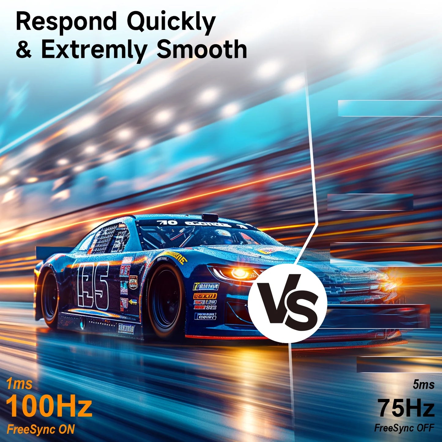 100Hz Gaming Computer Monitor 25" FHD 1920X1080P | VA Panel | Eye-Care Tech | Lo image 7