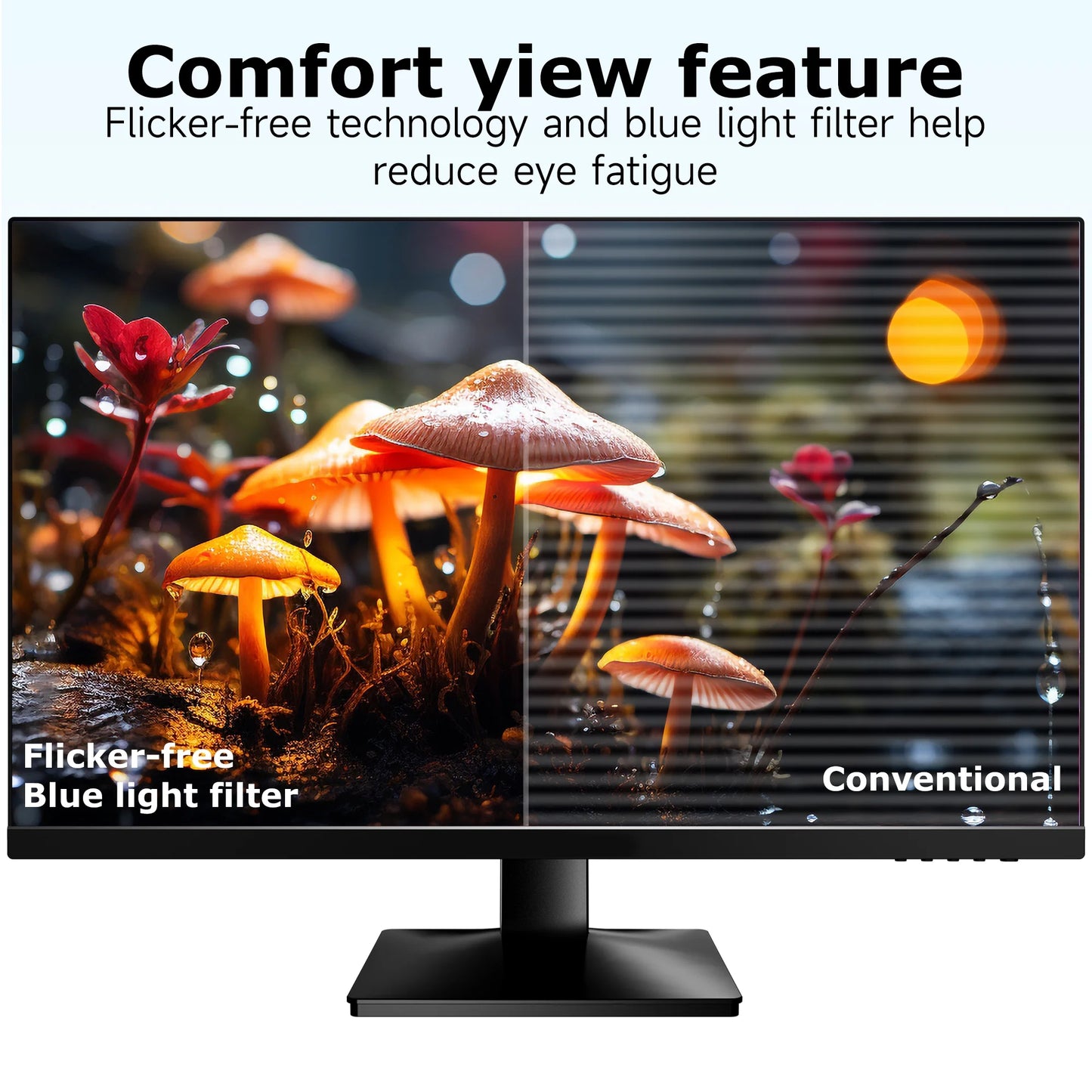 27 Inch 1080P IPS LCD Computer Monitor 100Hz FHD Gaming Monitor 99% Srgb , Frees image 1