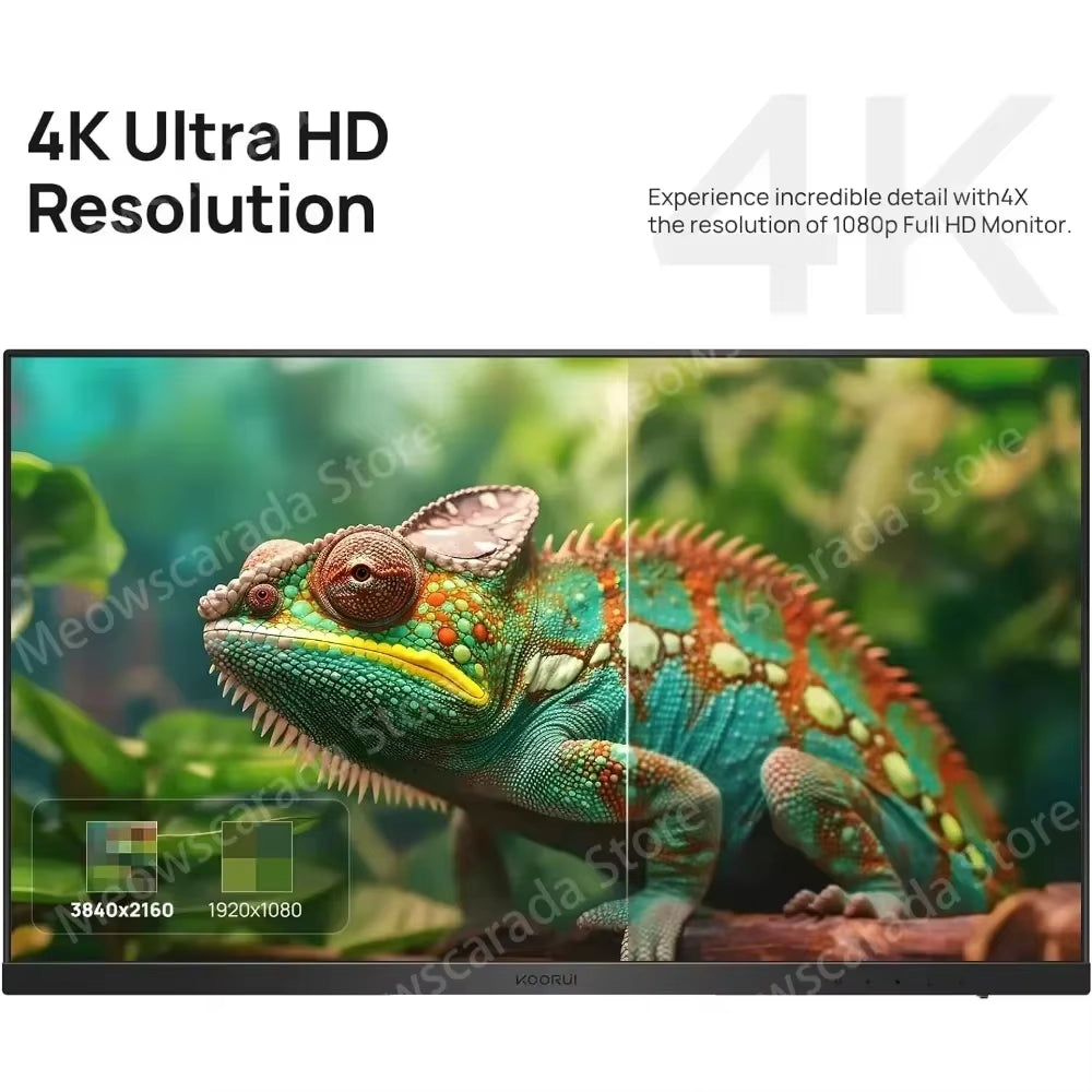 4K Monitor 27 Inch 3840 X 2160 UHD Gaming Monitor, IPS with VESA, HDR10, 90% DCI image 1