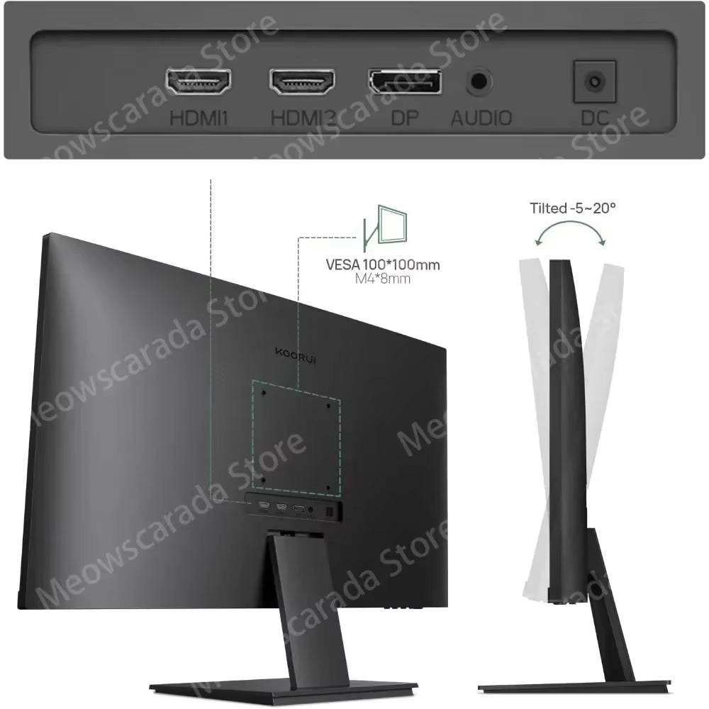 4K Monitor 27 Inch 3840 X 2160 UHD Gaming Monitor, IPS with VESA, HDR10, 90% DCI image 5