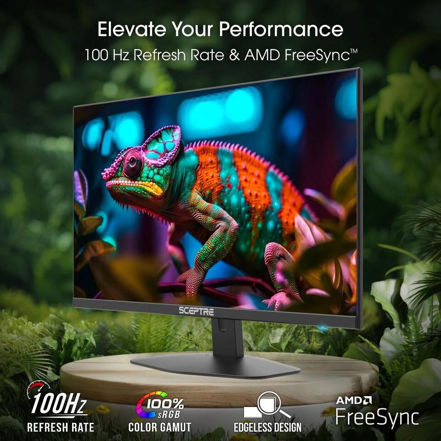 27" Freesync Computer Monitor, Black, E275W-FW100T image 1