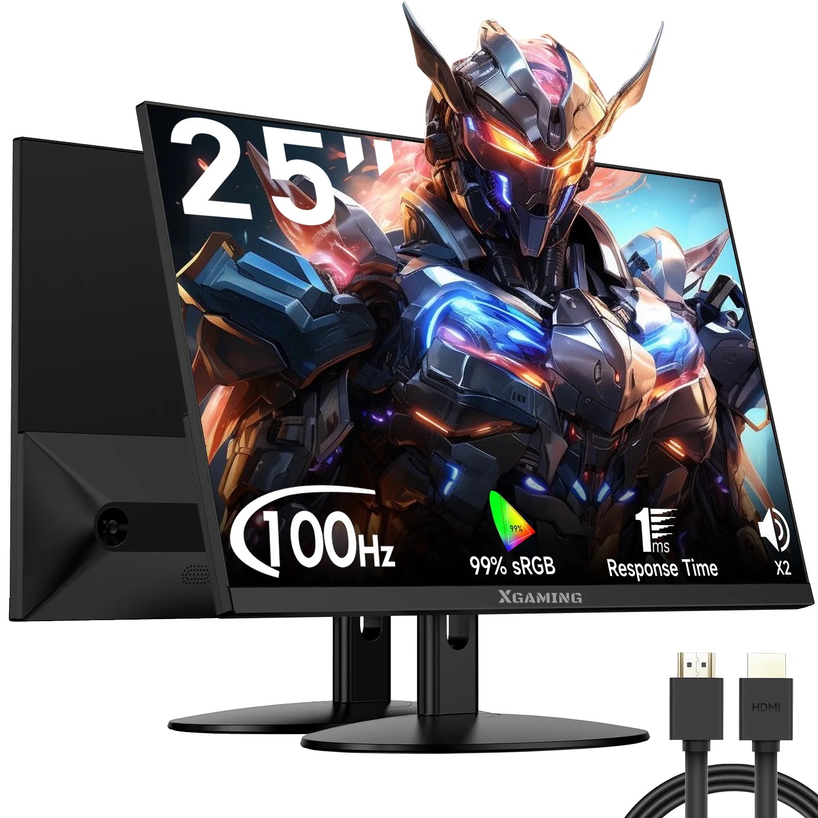 100Hz Gaming Computer Monitor 25" FHD 1920X1080P | VA Panel | Eye-Care Tech | Lo image 0