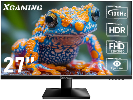 27-Inch Computer Monitor, 1080P 100Hz Gaming Monitor, FHD IPS Display (1920X1080 image 0