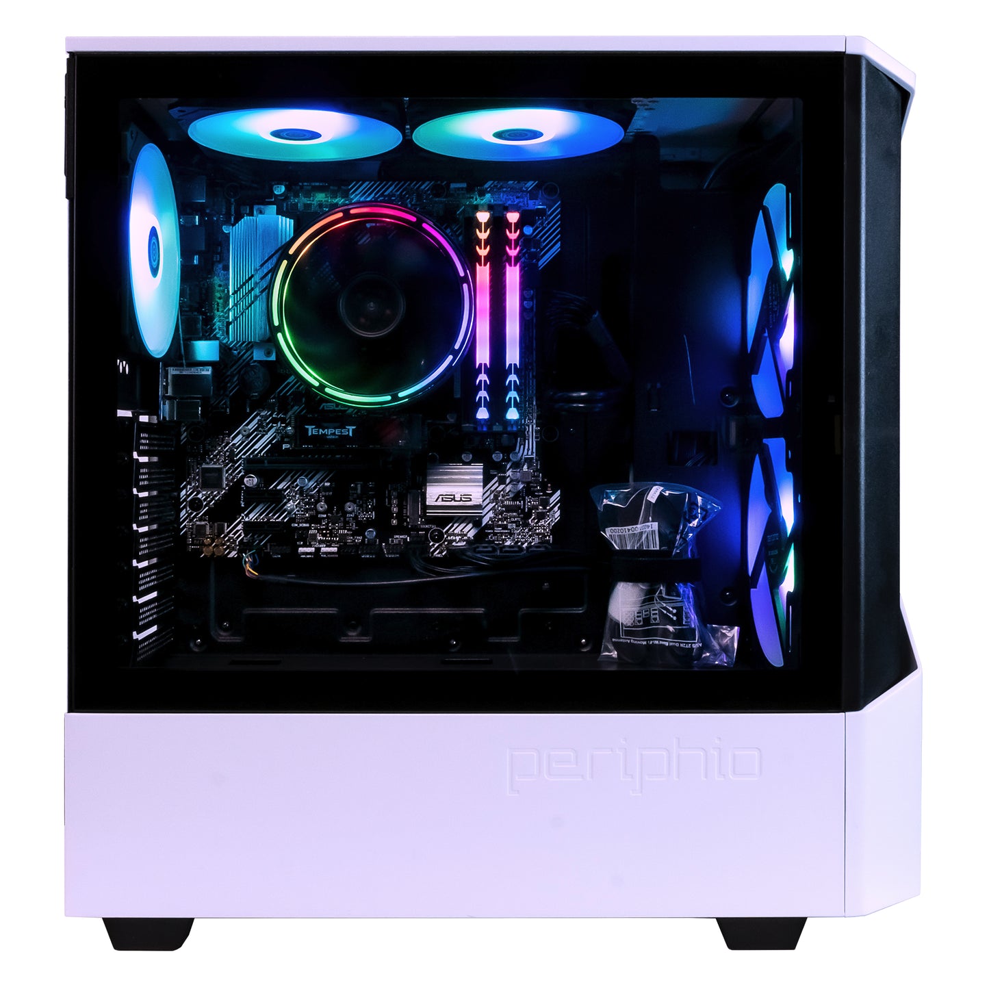 Castle Gaming Desktops, AMD Ryzen 5 5600G, 16GB, 1TB SSD, White image 7