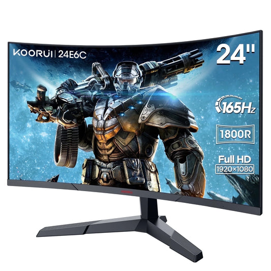 24 Inch FHD Curved Gaming Monitor, 165Hz/180Hz 1080P Computer Monitor, Adaptive- image 0